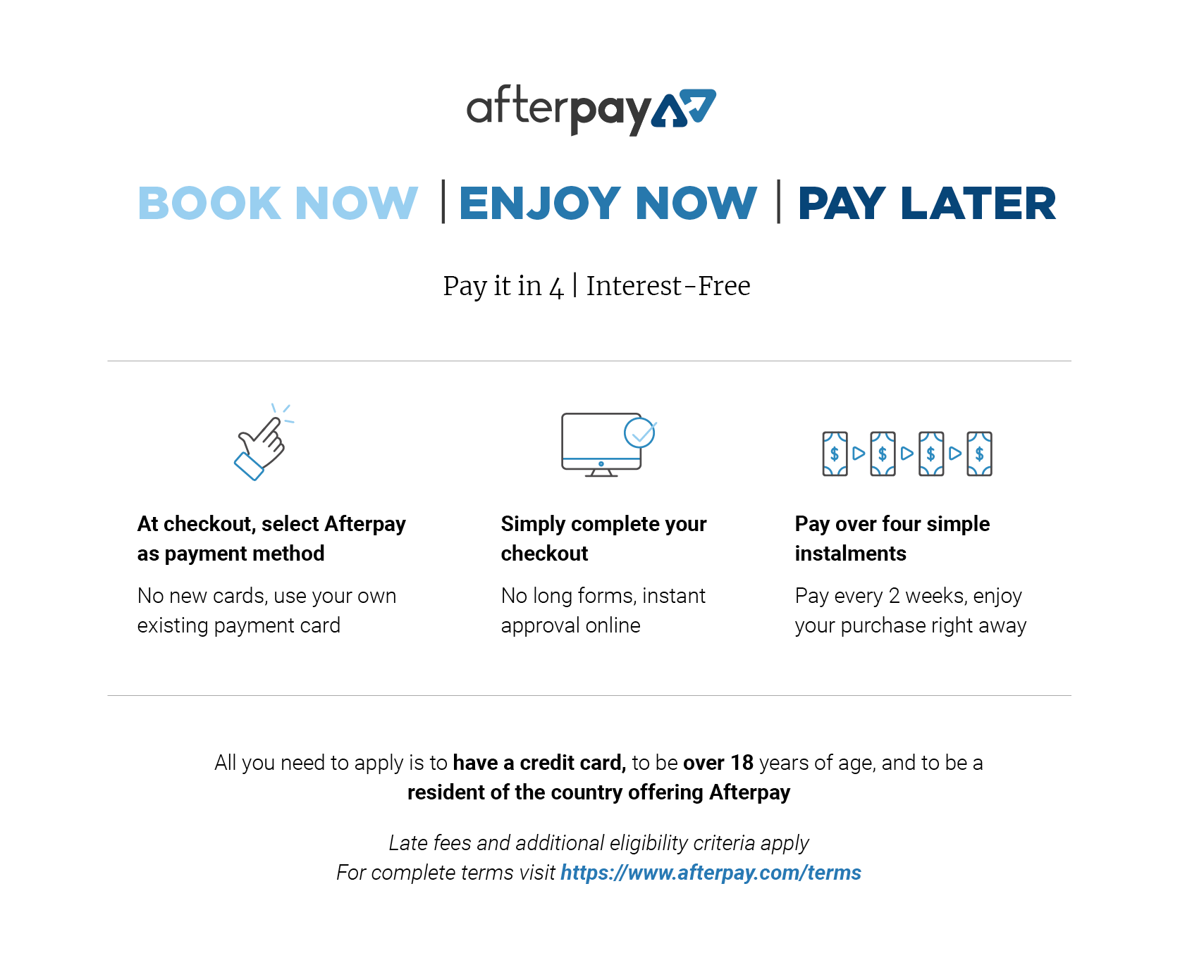 Afterpay information